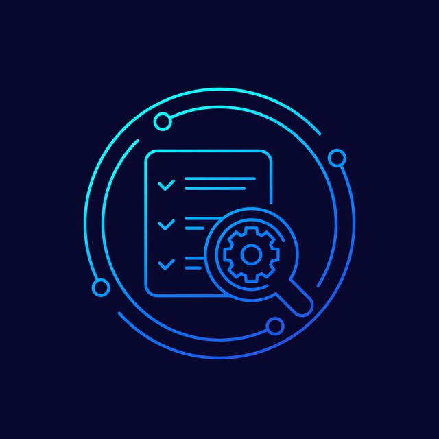 Survey Report Line Vector Icon